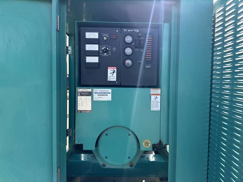 Used Cummins GGFC Natural Gas Generator, 213 Hrs 1 or 3 Phase