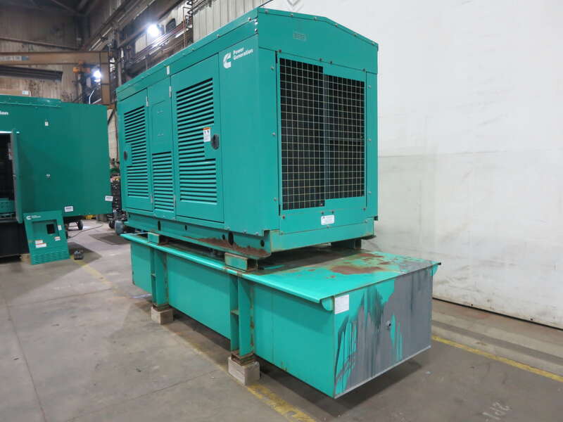 Used Cummins DQDAC QSL9-G5 Diesel Generator, 258 Hrs