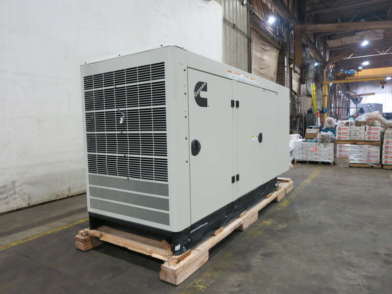 New Cummins C50N6 QSJ5.9G Natural Gas / Propane Generator, EPA Certified - Single Phase