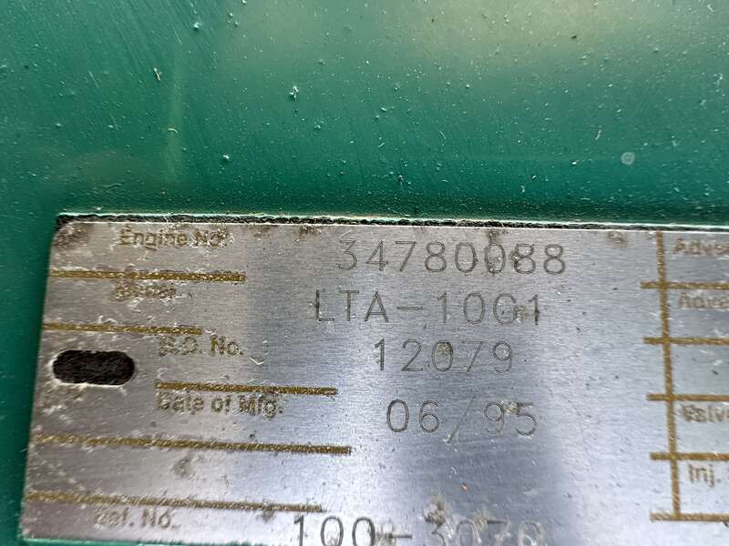 Used Cummins DFAC Diesel Generator, 649 Hrs