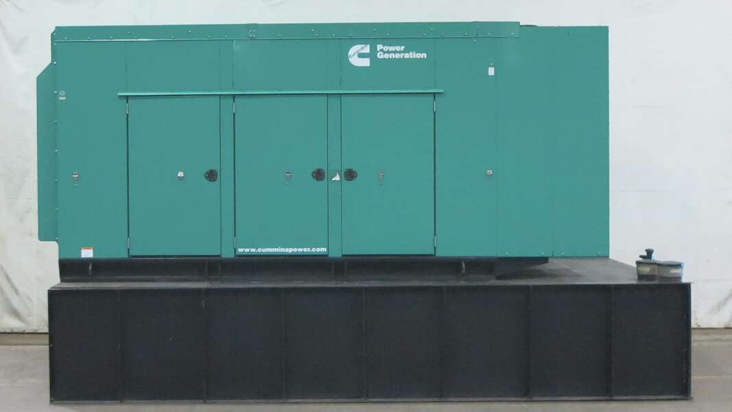 Used Cummins DFEK QSX15-G9 Diesel Generator, 300 Hrs, EPA Tier 2