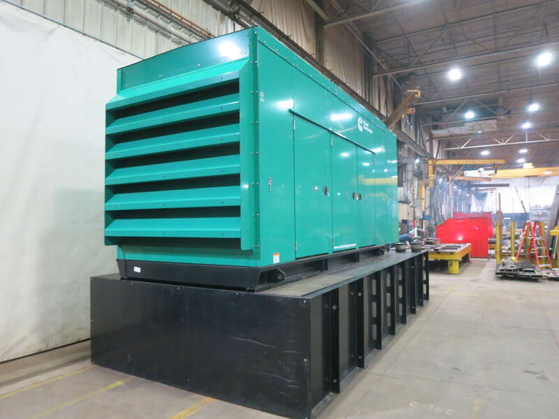 Used Cummins DFEK QSX15-G9 Diesel Generator, 300 Hrs, EPA Tier 2