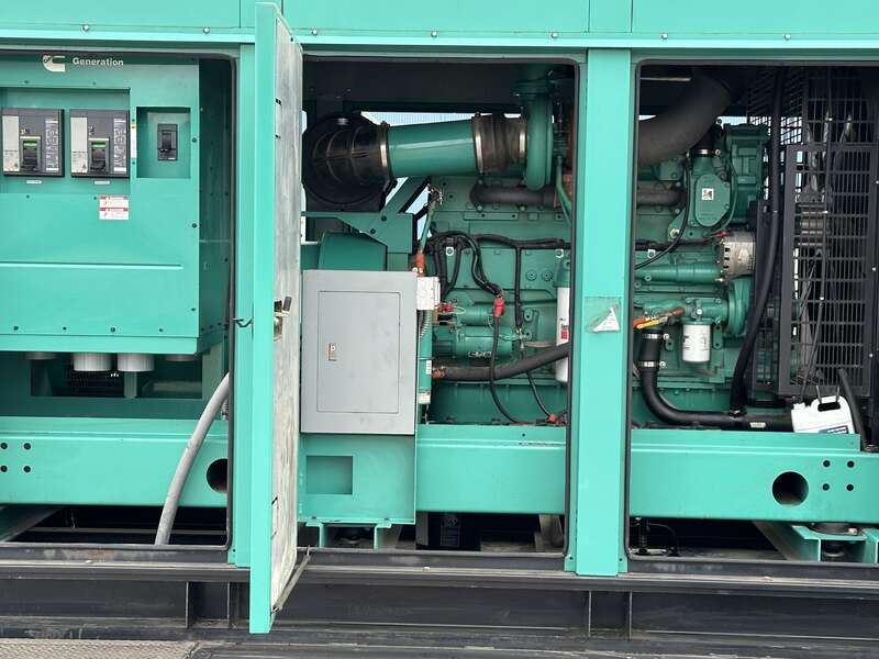 Used Cummins DFEK QSX15-G9 Diesel Generator, 300 Hrs, EPA Tier 2