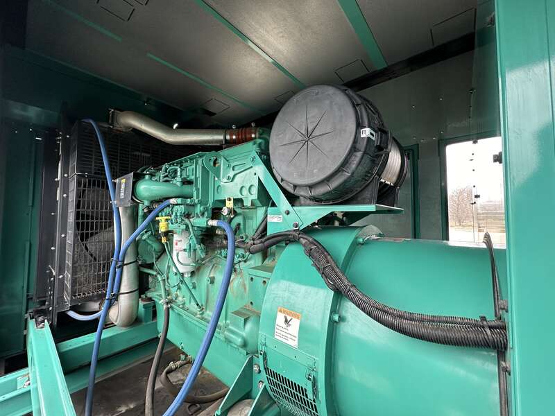 Used Cummins DFEK QSX15-G9 Diesel Generator, 300 Hrs, EPA Tier 2