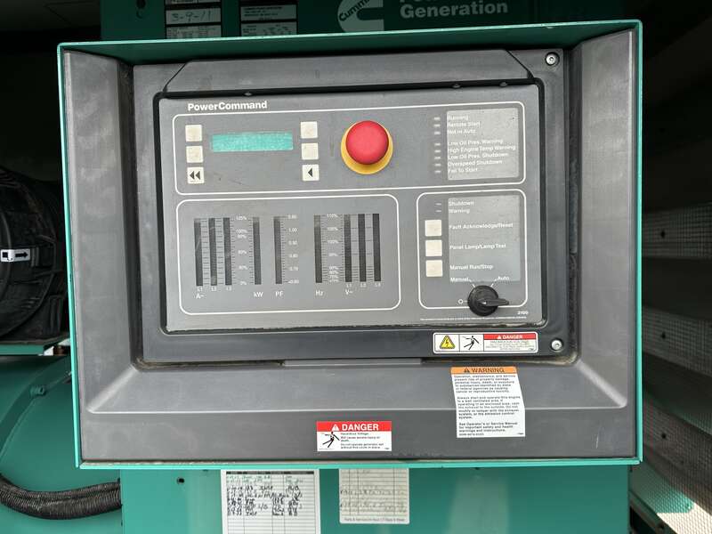 Used Cummins DFEK QSX15-G9 Diesel Generator, 300 Hrs, EPA Tier 2