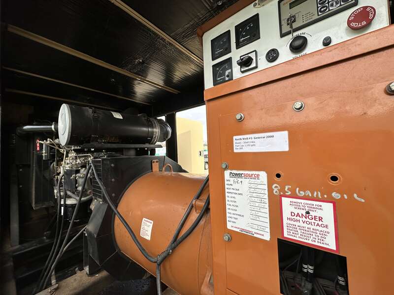 Used Generac SD300 Diesel Generator, 1072 Hrs