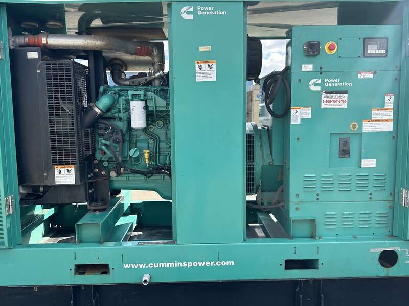 Used Cummins DSGAA Diesel Generator, 446 Hrs, EPA Tier 3