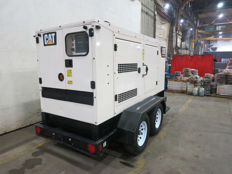Used Caterpillar XQ125 Rental Grade Diesel Generator 3056 Hrs EPA Tier 4F