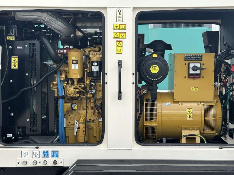 Used Caterpillar XQ125 Rental Grade Diesel Generator 3056 Hrs EPA Tier 4F