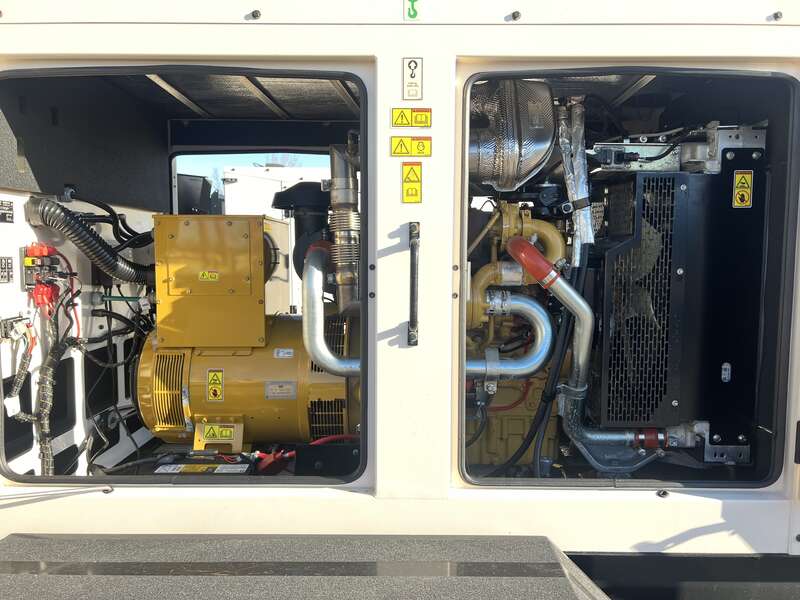 Used Caterpillar XQ125 Rental Grade Diesel Generator, 7682 Hrs, EPA Tier 4F