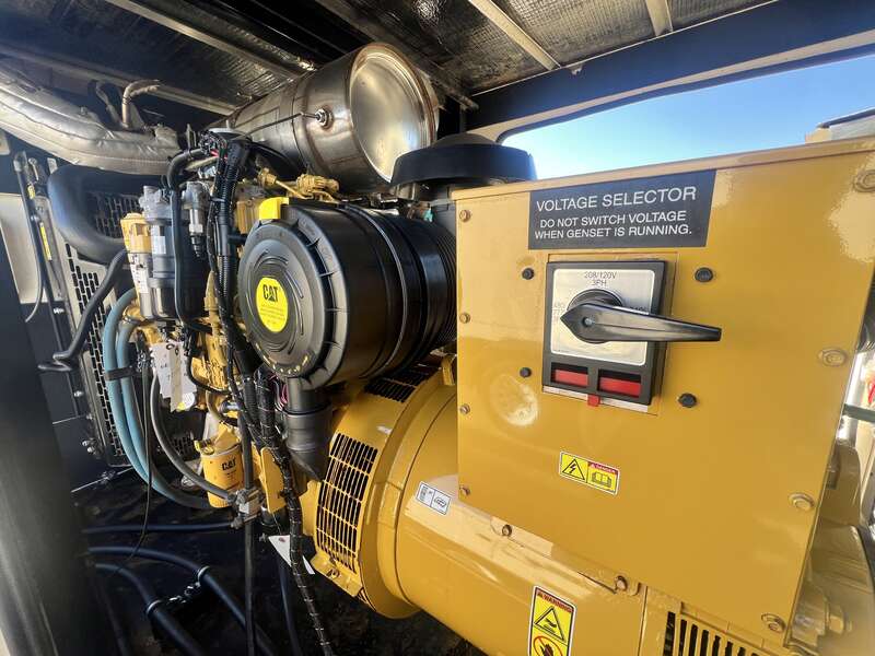 Used Caterpillar XQ125 Rental Grade Diesel Generator, 7682 Hrs, EPA Tier 4F
