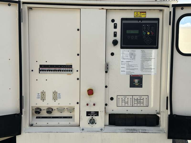 Used Caterpillar XQ125 Rental Grade Diesel Generator, 8958 Hrs, EPA Tier 4F