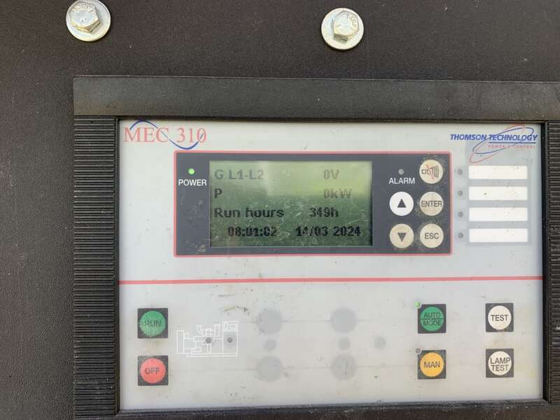 Used Caterpillar D60-4S Diesel Generator, 351 Hrs, EPA Tier 3, Single Phase