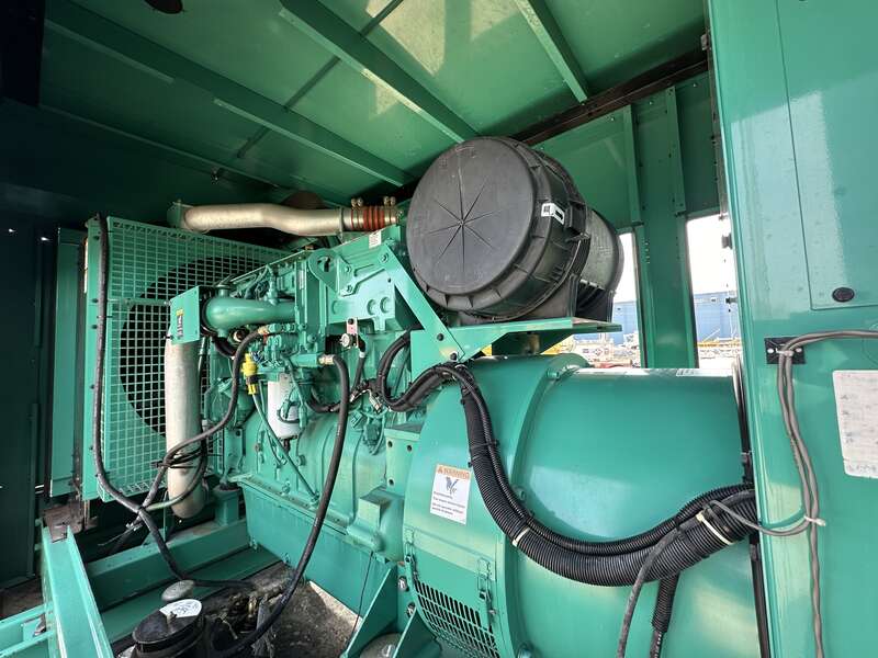 Used Cummins DFEG QSX15-G9 Diesel Generator 641 Hrs EPA Tier 2