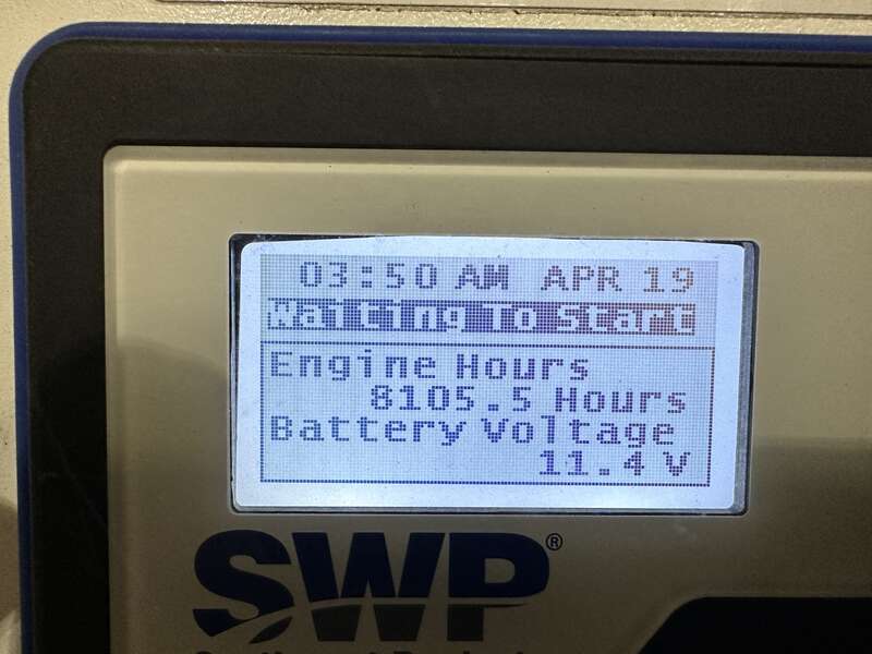 Used SWP Rental Grade Diesel Generator, 8105 Hrs, EPA Tier 4F