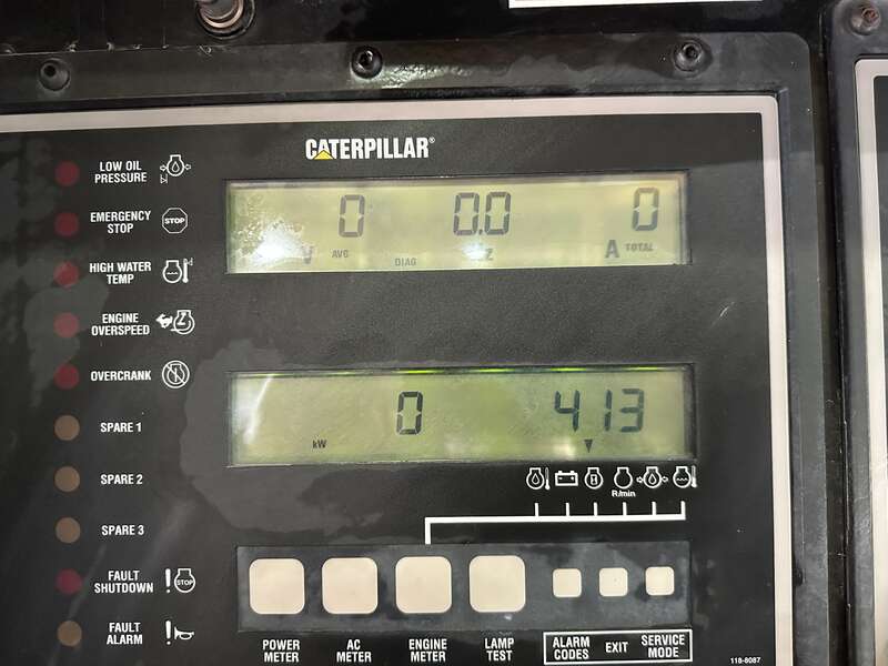 Used Caterpillar 3412C Diesel Generator, 415 Hrs, EPA Tier 1