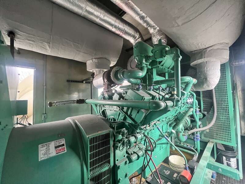 Used Cummins GTA50-G1 Natural Gas Generator, 715 Hrs