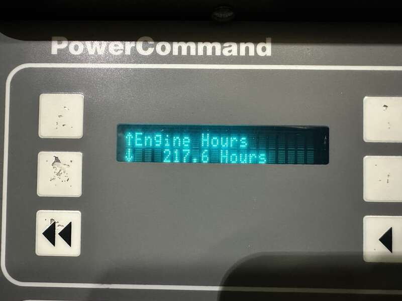 Used Cummins DGDB 6BT5.9-G6 Diesel Generator, 217 Hrs