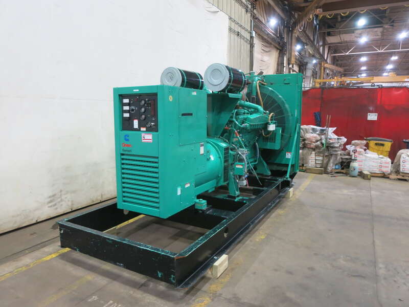 Used Cummins DFGB VTA28-G2 Diesel Generator, 481 Hrs