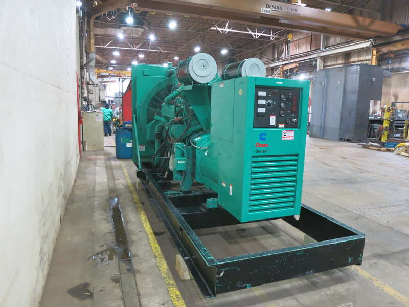 Used Cummins DFGB VTA28-G2 Diesel Generator, 481 Hrs