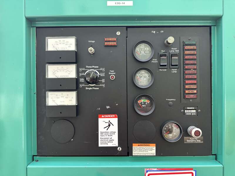 Used Cummins DFGB VTA28-G2 Diesel Generator, 481 Hrs