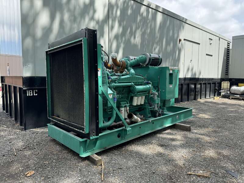 Used Cummins DFGB VTA28-G5 Diesel Generator, 1109 Hrs