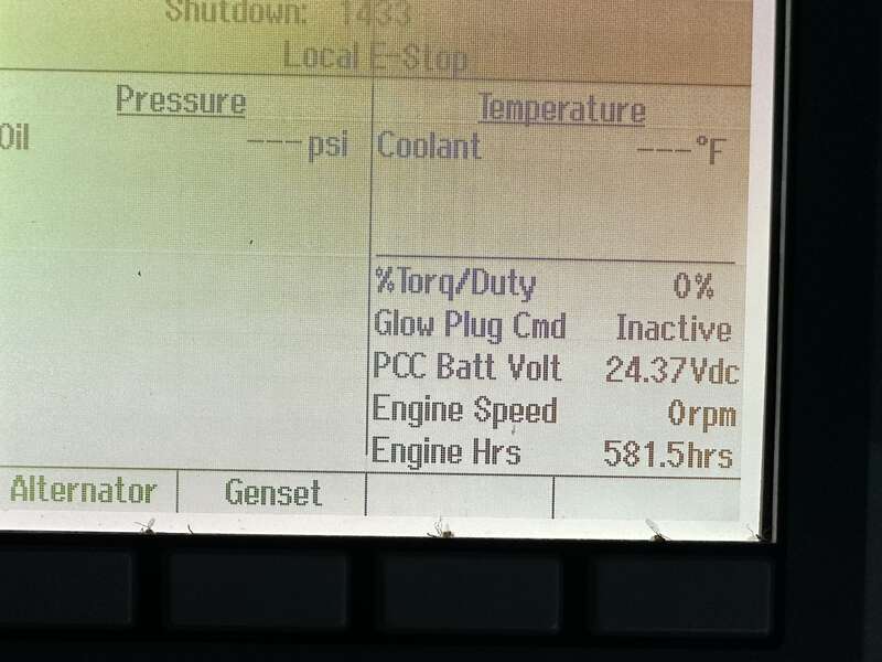 Used Cummins 750GFLC Natural Gas Generator, 581 Hrs