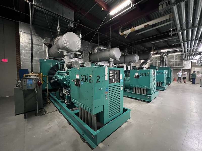 Used Cummins DFLC KTA50-G3 Diesel Generator, 1099 Hrs
