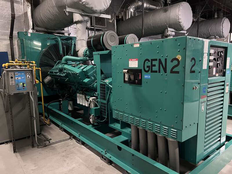 Used Cummins DFLC KTA50-G3 Diesel Generator, 1099 Hrs