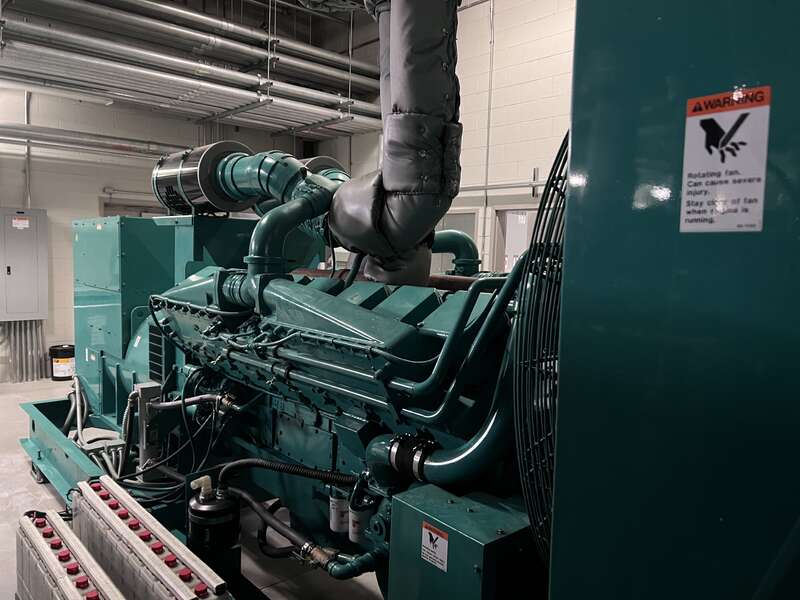 Used Cummins DFLC KTA50-G3 Diesel Generator, 1099 Hrs