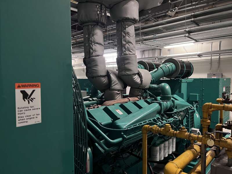 Used Cummins DFLC KTA50-G3 Diesel Generator, 1099 Hrs