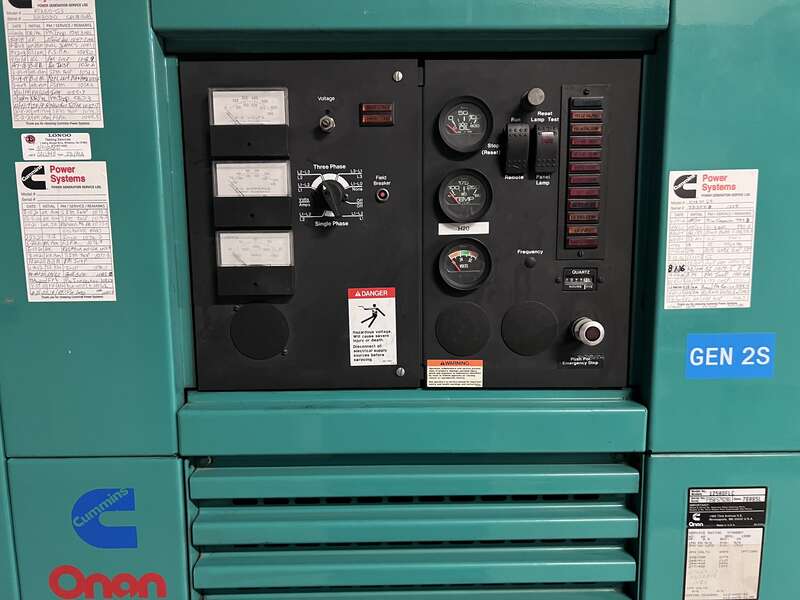 Used Cummins DFLC KTA50-G3 Diesel Generator, 1099 Hrs