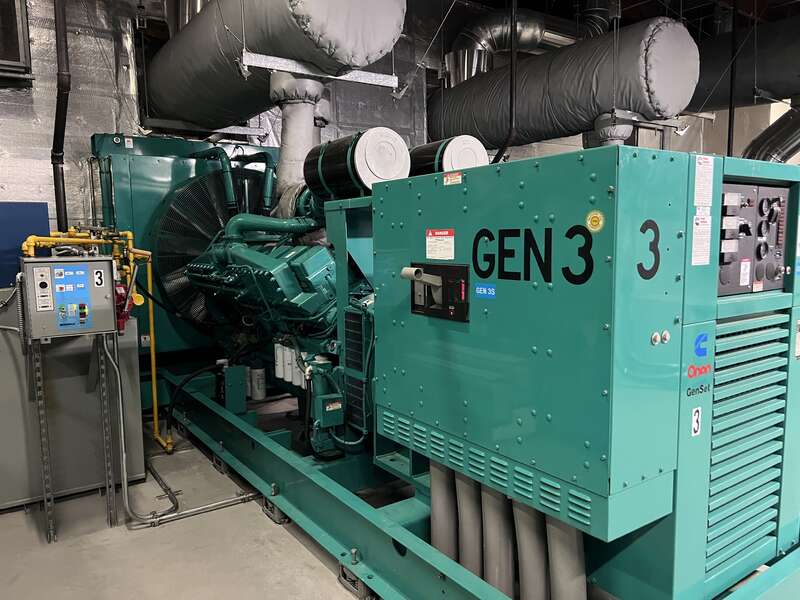 Used Cummins DFLC KTA50-G3 Diesel Generator, 1119 Hrs