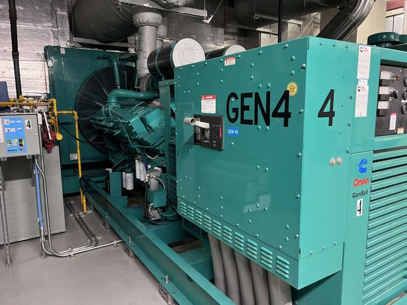 Used Cummins DFLC KTA50-G3 Diesel Generator, 1104 Hrs