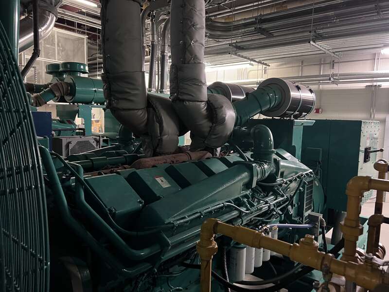 Used Cummins DFLC KTA50-G3 Diesel Generator, 1104 Hrs