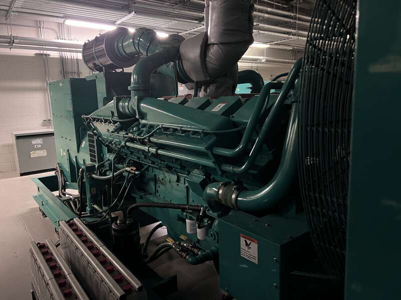 Used Cummins DFLC KTA50-G3 Diesel Generator, 1104 Hrs