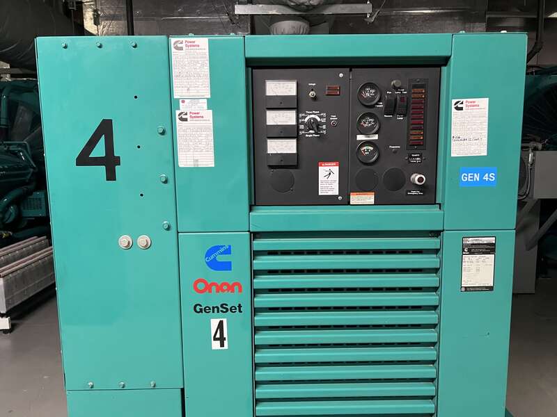 Used Cummins DFLC KTA50-G3 Diesel Generator, 1104 Hrs