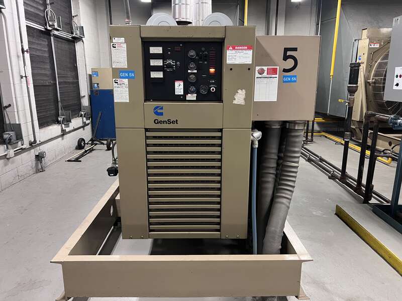 Used Cummins KTA50-G3 Diesel Generator, 1035 Hrs