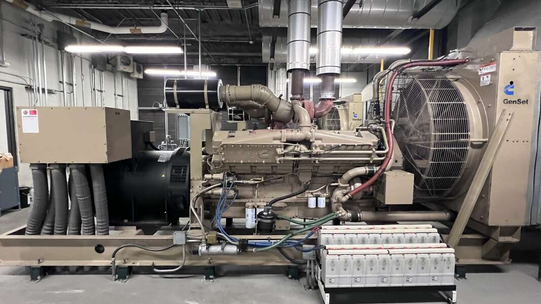 Used Cummins KTA50-G3 Diesel Generator, 993 Hrs