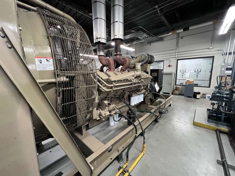Used Cummins KTA50-G3 Diesel Generator, 993 Hrs