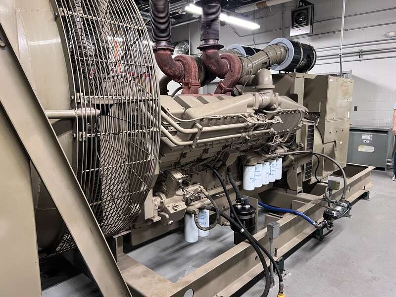Used Cummins KTA50-G3 Diesel Generator, 997 Hrs