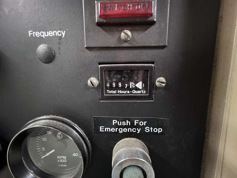 Used Cummins KTA50-G3 Diesel Generator, 997 Hrs