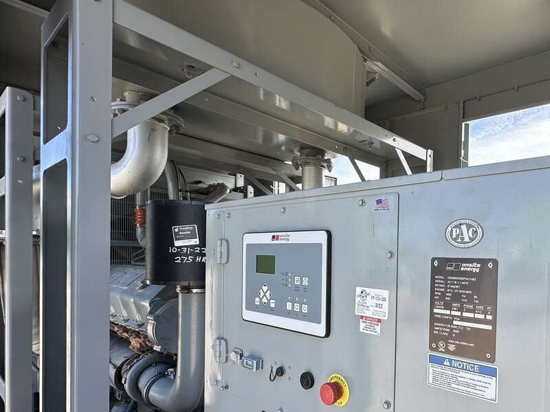 Used MTU DS600 12V1600G80S Diesel Generator, 293 Hrs, EPA Tier 2