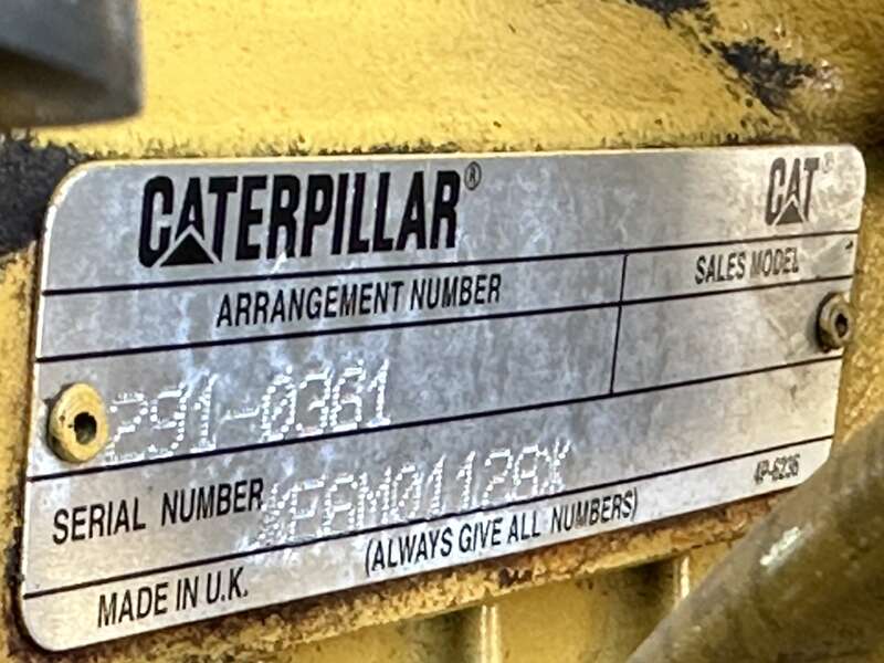 Used Caterpillar D125-6 C6.6 Diesel Generator 512 Hrs EPA Tier 3