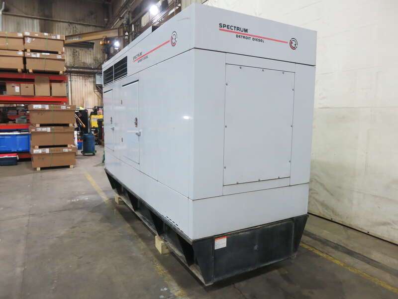 Used Detroit Diesel 150DS60 Series 40 7.6L Diesel Generator, 667 Hrs
