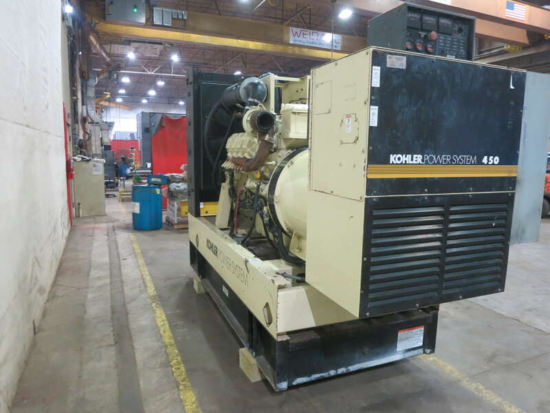 Used Kohler 450REOZD4 MTU 8V2000 Diesel Generator, 470 Hrs