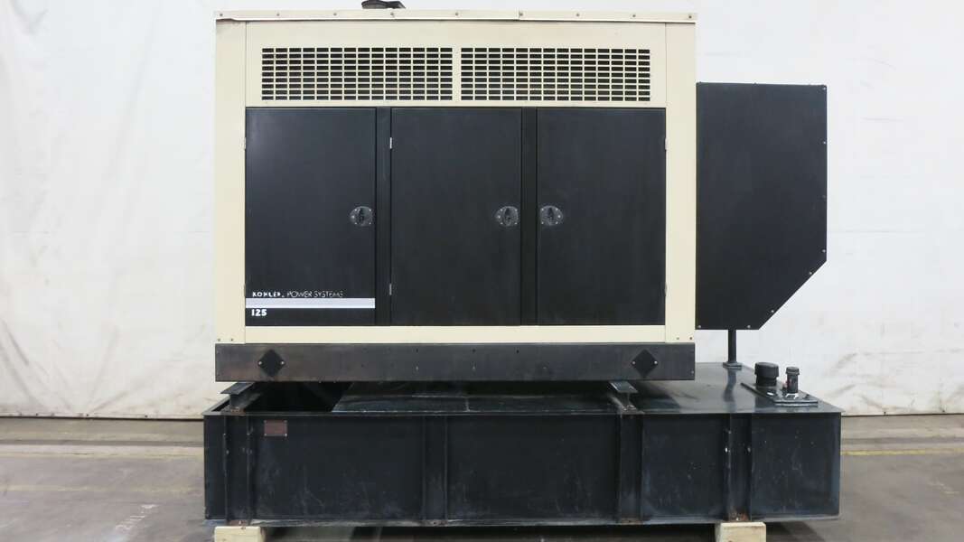Used Kohler 125REOZJD Diesel Generator,  373 Hrs, EPA Tier 3