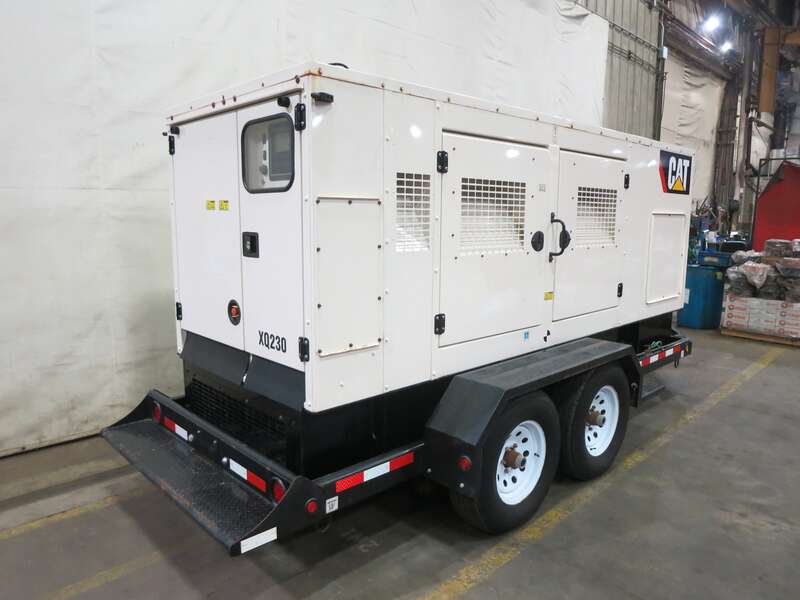 Used Caterpillar XQ230 Rental Grade Diesel Generator, 4588 Hrs, EPA Tier 4F