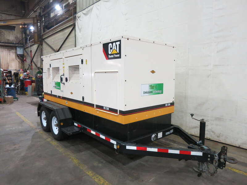 Used Caterpillar XQ230 Rental Grade Diesel Generator, 4148 Hrs, EPA Tier 4F