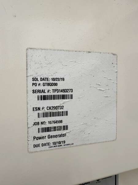 Used Caterpillar XQ230 Rental Grade Diesel Generator, 2065 Hrs, EPA Tier 4F